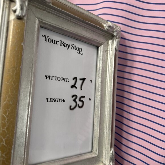 Donald Ross Mens Polo Golf Shirt XXL Pink Cherokee Town Country Club Embroidered - Picture 8 of 8